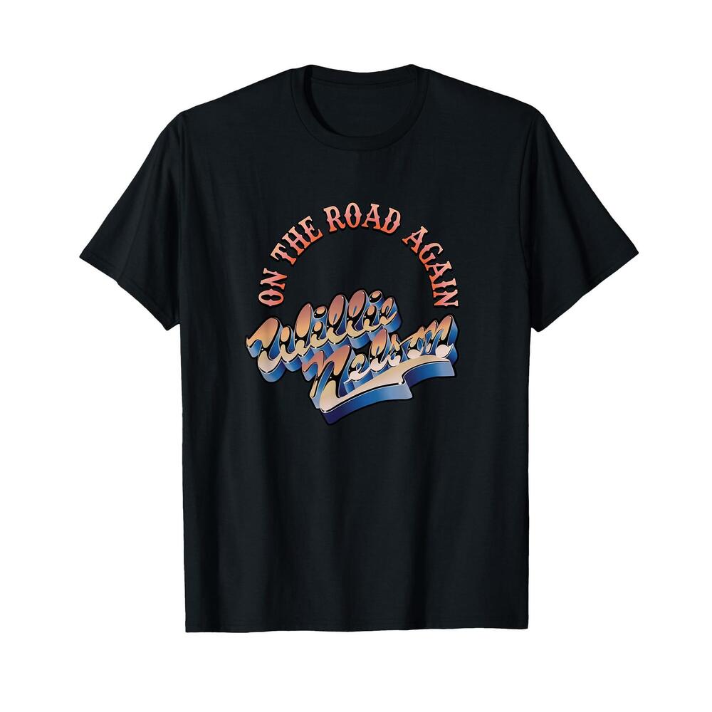 Willie Nelson On The Road Again TShirt - Picture 1 of 4